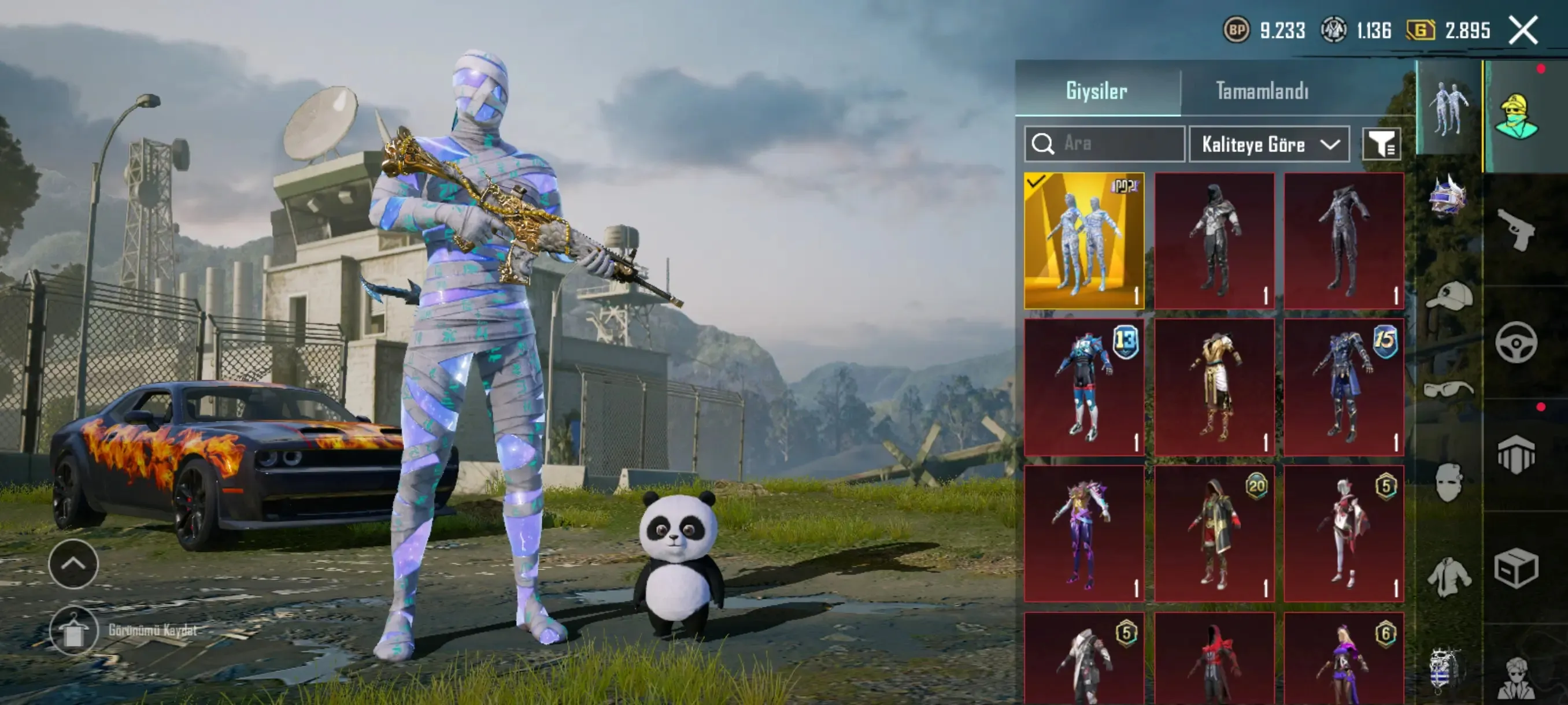 Mavi Mumya - Guru M4 5sv - UMP 7sv - Dodge Spor Araba - S4 Yüz ve Saç